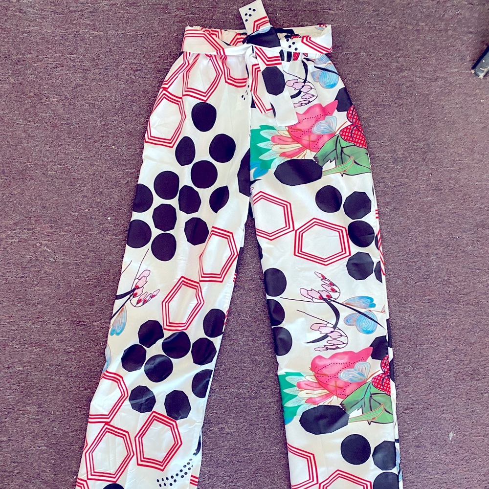 High Waisted Bell Bottom Pants